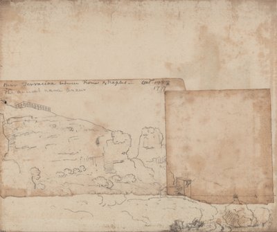 Nahe Terracina zwischen Rom und Neapel, Oktober 1777 von John Robert Cozens